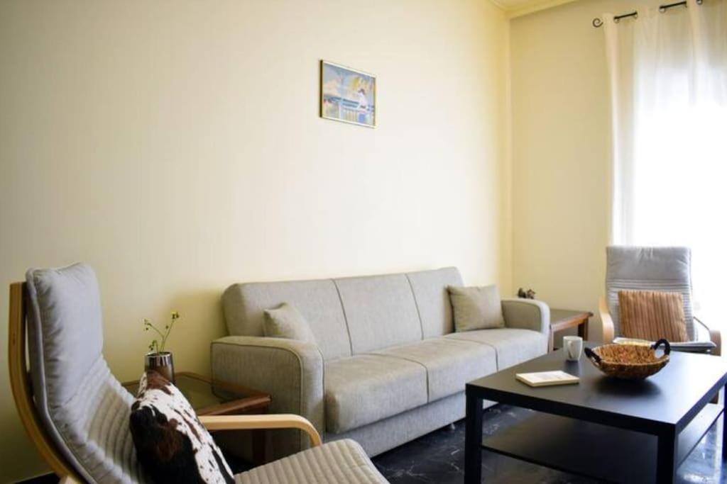 Marble Cool 2-Bedroom Down Town Yard House Kíssamos Buitenkant foto